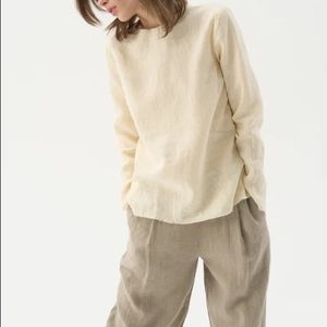 Linen pullover